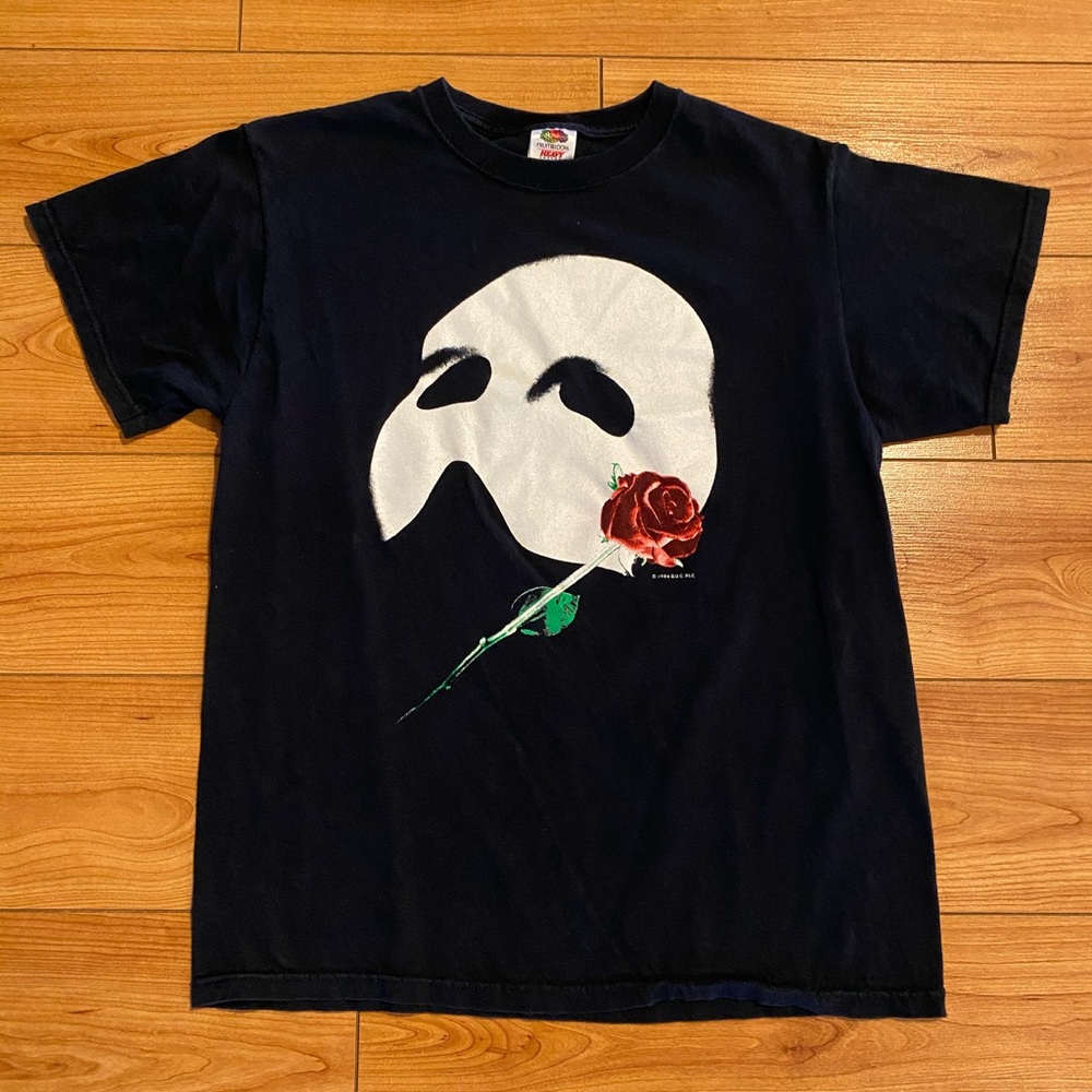 1986 phantom of the opera t-shirt